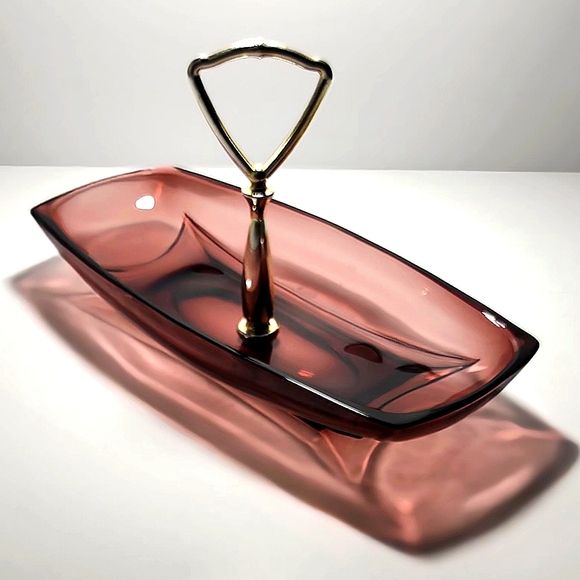 Vintage Glass Candy Dish (1960's) - Picture 6 of 10